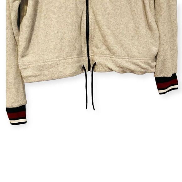 Nike Sportswear Light Gray French Terry Jacket Size Medium - Picture 3 of 8